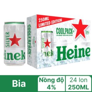 Thung 24 Lon Bia Heineken Silver 250ml 202508221613415371