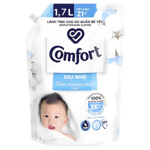 Nước xả mềm vải Comfort dịu nhẹ hương phấn ( 1,7L )